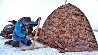 Photo of НАШЕЛ ТРОПУ «КРОКОДИЛОВ»!!! ОДИН НА ЛЬДУ С НОЧЕВКОЙ.